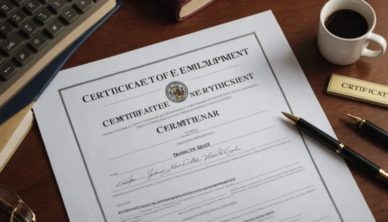 attestation de non emploi de travailleurs étrangers