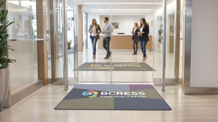 Le tapis personnalisé : un support marketing discret mais redoutablement efficace pour les entreprises