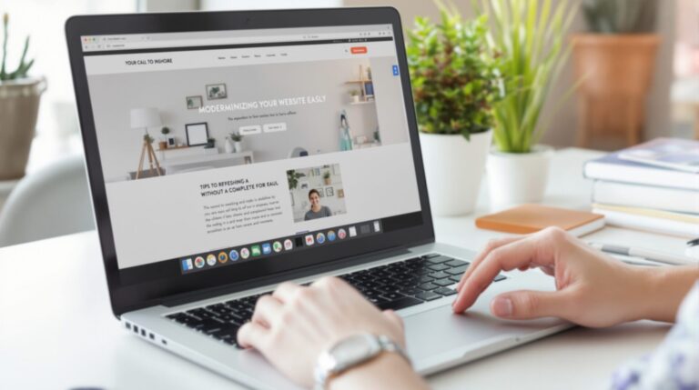 Moderniser son site facilement : astuces pour donner un coup de neuf sans tout refaire