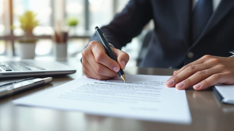 lettre résiliation contrat de travail