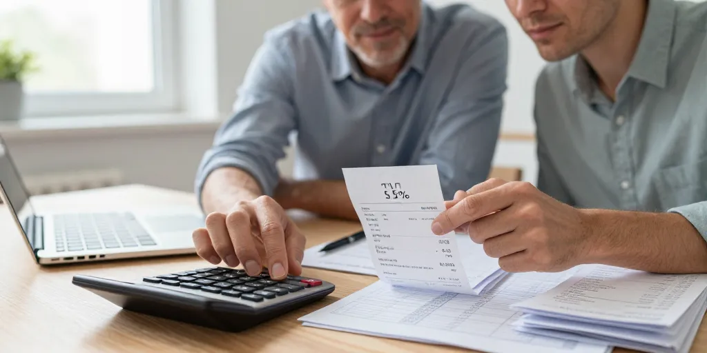 calcul tva 5.5 sur ttc