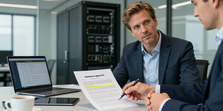 contrat de maintenance informatique professionnel