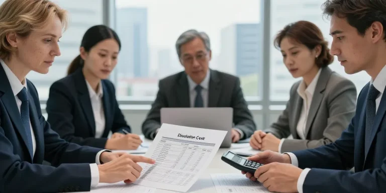 coût de la dissolution