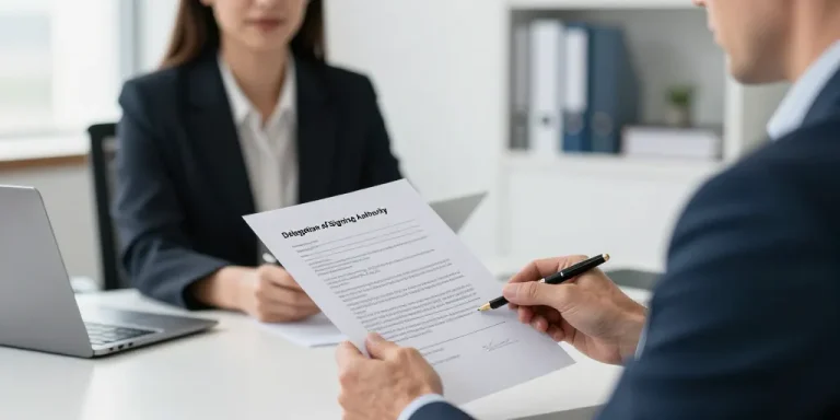 délégation de pouvoir de signature