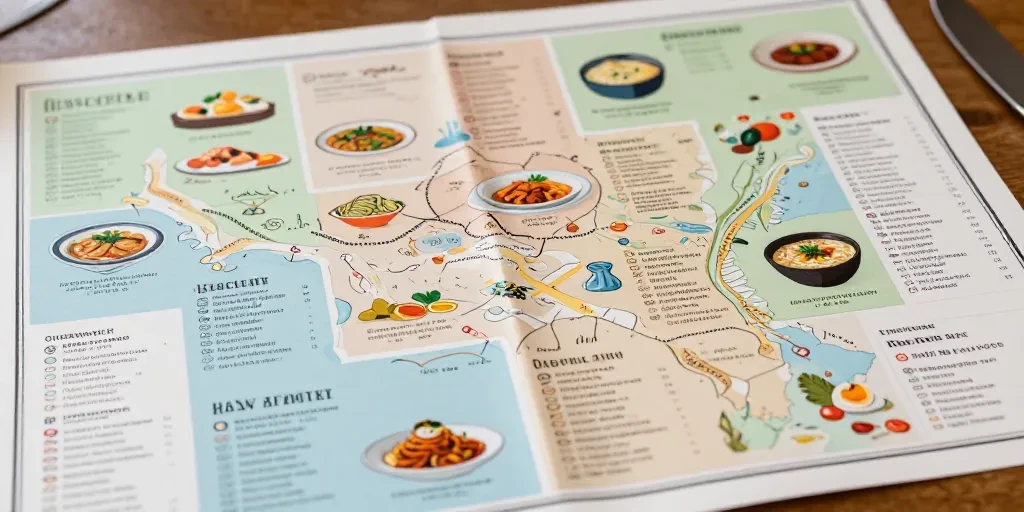 design menu carte restaurant