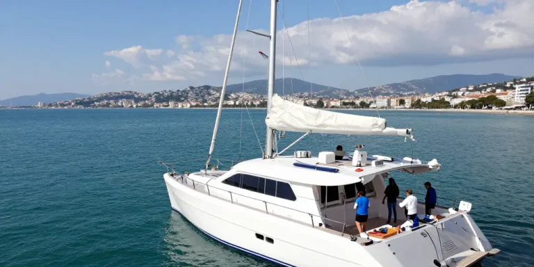team building catamaran